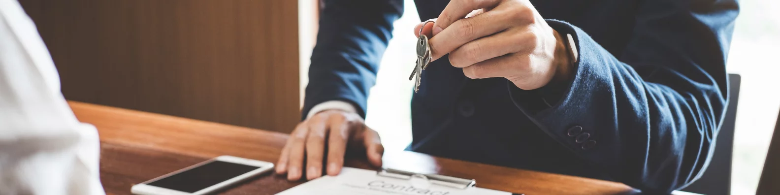 Remise des clés d'un appartement